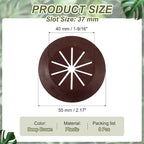 PATIKIL Desk Grommet 1-9/16", Deep Brown - Image 2