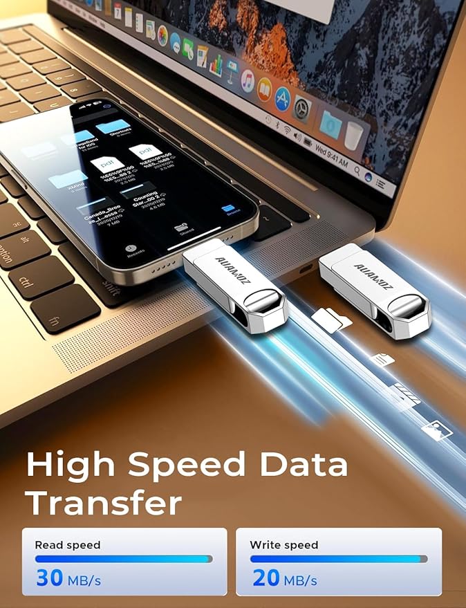 256GB Flash Drive Intended for iPhone, Memory Stick Storage Files Photos Videos - Image 3