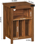 Record Player Stand with Vinyl Record Storage Holds up to 160 Albums, Large - Image 3
