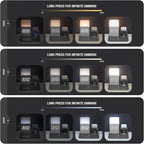 Wireless Charging Station, 3 in 1 Charging Station, Alarm Clock - Image 4