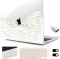 MEEgoodo for MacBook Air 13.3 inch Case 2021 2020 2019 2018 A2337 M1 A2179 A1932 by MEEgoodo