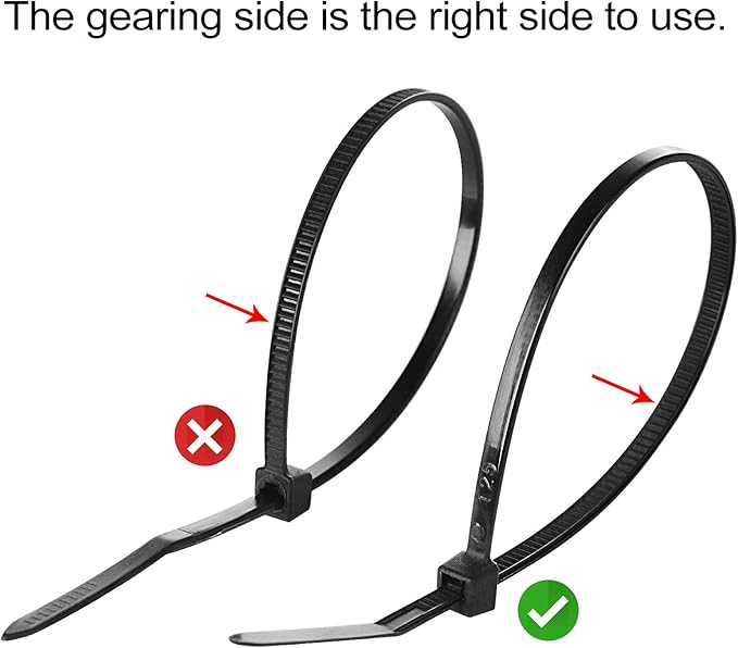 XHF 3/4" Strong Back-Glue Self Adhesive Black Cable Zip Tie Mounts 100pcs - Image 3