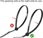 200pcs 3/4" Back-Glue Self Adhesive Black Strong Cable Zip Tie Mounts - Image 2