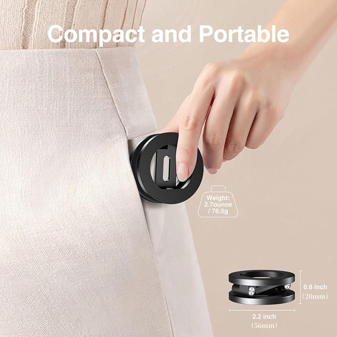 elitehood Magnetic Phone Stand, Small & Portable Magnetic Phone Holder - Image 6