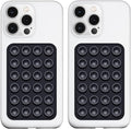 2 Pack Silicone Suction Phone Case Mount, Silicon Adhesive Phone Grip by LvShuLiangPin