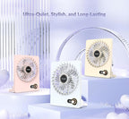 Mini Portable Fan, Silent Rechargeable Desk & Handheld - Image 6