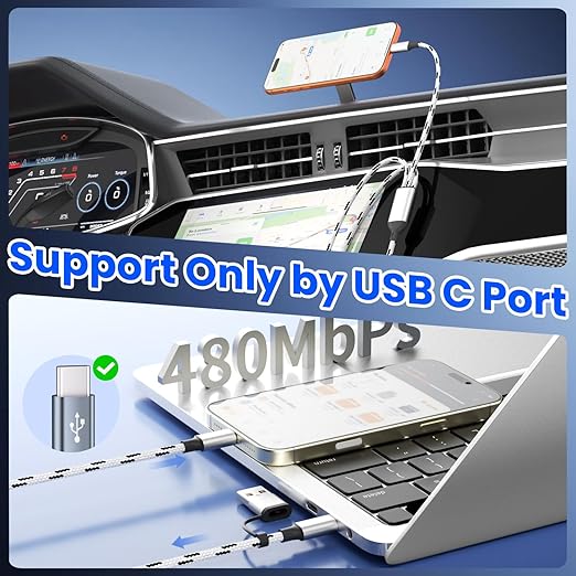 Travel Essentials 3 in 2 Multi Charging Cable, USB A/C Charging Cords - Image 4