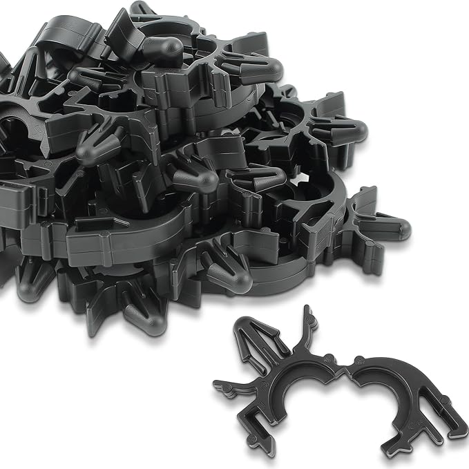 30pcs 1/2" OD 11/32" ID Wire Loom Routing Clips by Unknown