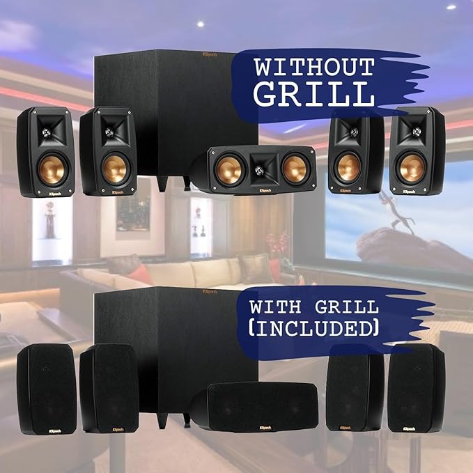 Klipsch Reference Theater Pack 5.1-Channel Speaker System + AVR-S770H 75W - Image 2