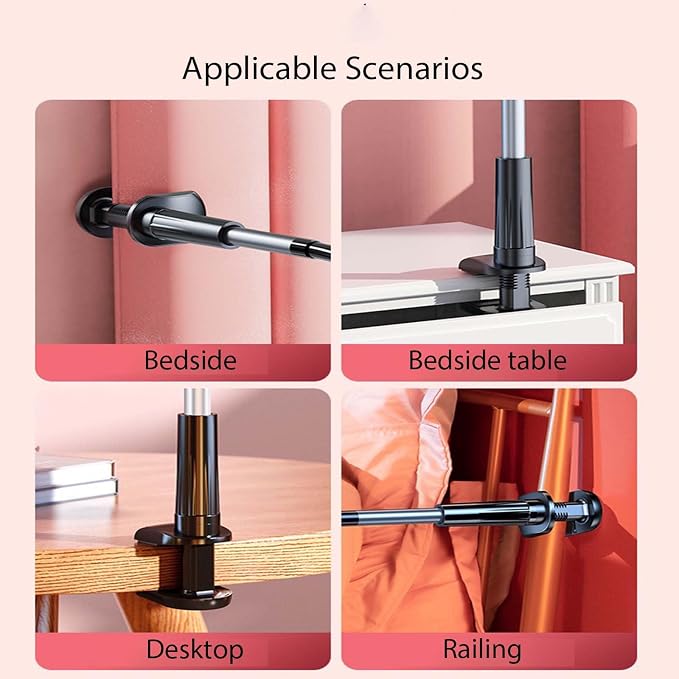 Phone Holder, gooseneck Phone Holder, 360° Rotate Support Rod One-Hand - Image 6