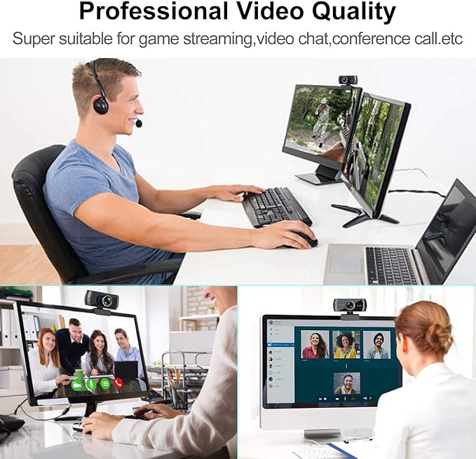 Spedal Webcam 1080P 30fps， HD Computer Webcam - Image 4