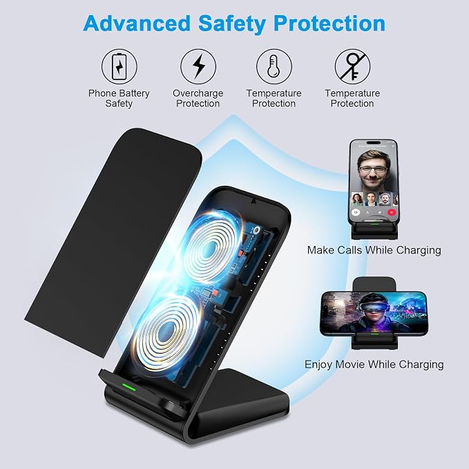 Wireless Charger Samsung Fast Charging Stand - Image 4