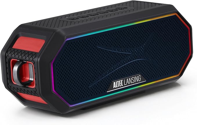 Altec Lansing Magnetic Bluetooth Speaker HYDRAJOLT 2.0, Waterproof IP67 by ALTEC