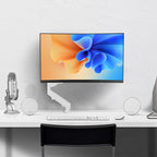 Gas Spring Monitor Arm 32 Inch, Adjustable Single Monitor Desk Mount - Image 4