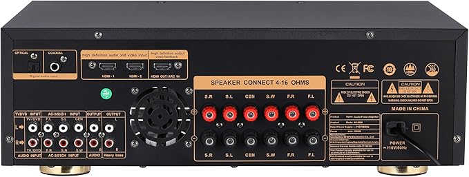 Stereo Receivers, 5.1 Channel Audio Amplifier - Image 5