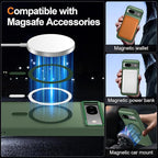 Magnetic for Google Pixel 8a Case, Shockproof Slim Translucent Matte Anti-Slip - Image 2