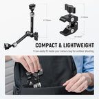 Neewer 11" Articulating Magic Arm Clamp Mount - Image 6
