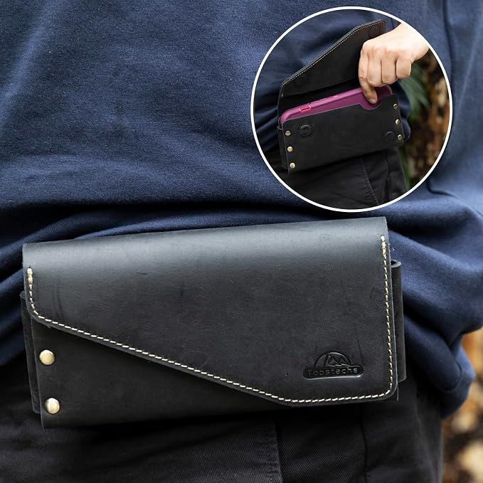 topstache Leather Phone Holster - Image 3