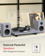 Turntable Record Player Wireless Output Carbon Fiber Tonearm Vinyl Player - Image 7