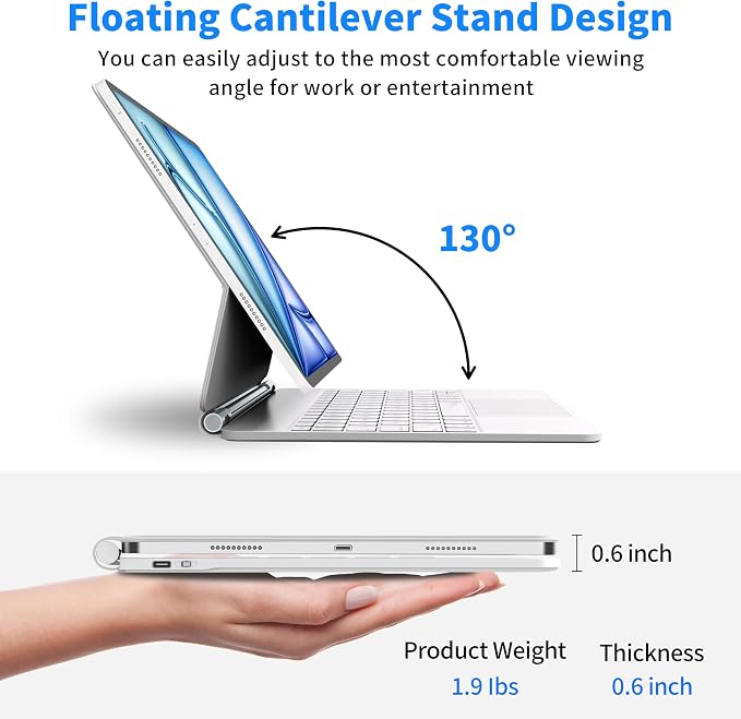 iPad Air 13 Inch Case Keyboard & iPad Pro 12.9 inch Magic Keyboard - Image 7