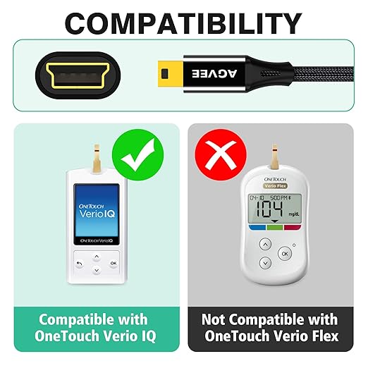 AGVEE 2 Pack 5ft Mini USB Cable, Braided Durable USB-A to Mini-B Charger - Image 2