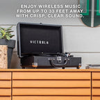 Victrola Journey Bluetooth Portable Suitcase Record Player – - Image 5