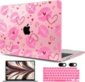 MEEgoodo Case for MacBook Air M4/M3/M2 13.6 inch 2025 2024 2022, Fit Model by MEEgoodo