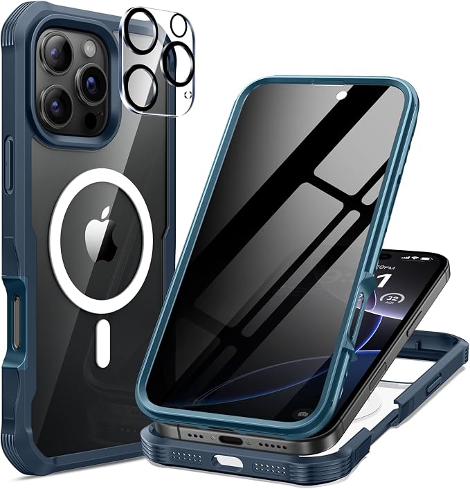 seacosmo for iPhone 16 Pro Max Case, Full Body Bumper by Seacosmo