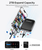 ORICO 2TB Portable SSD Up to 2000MB/s External Solid State Drive, USB 3.2 Gen - Image 2