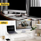 Across-Star Dual-Monitor-Stand-Riser-For-Desk Adjustable Length 32-40 - Image 7