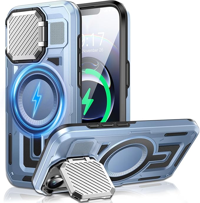 Camera Stand Case for iPhone 16E, 2024 Version Military Grade Protective Soft by Unknown