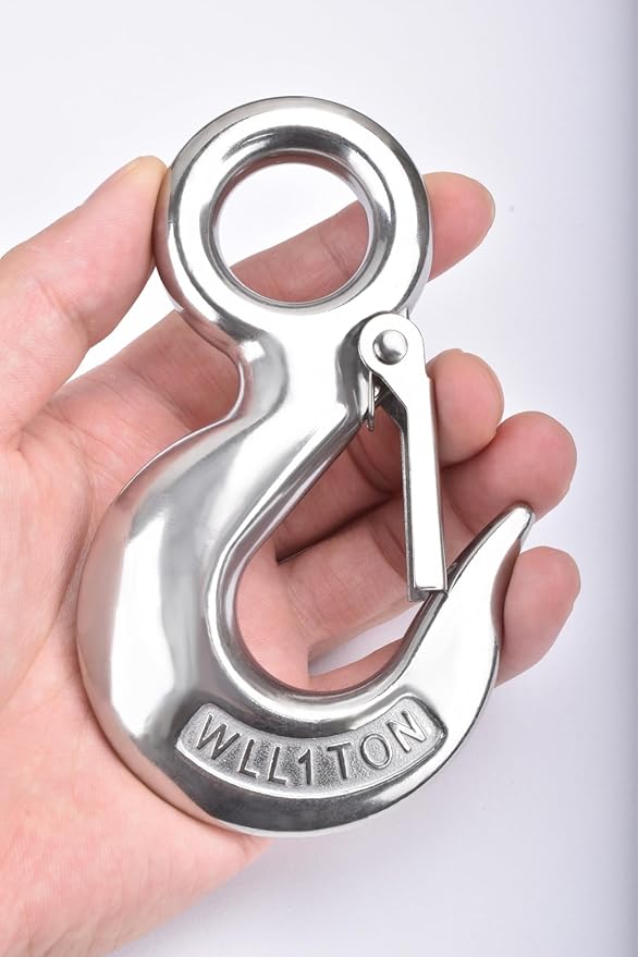 Alele Grab Hooks, 1T Crane Scale, Slip Hooks, Stainless Steel Lifting Hook by AleleBeautyofmetal