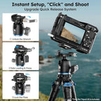 SIRUI Mini Tripod with 360° Panoramic Ball Head, Tabletop Travel Tripod - Image 2