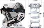 MegaPC Upgraded Open-Frame Mid-Tower Micro-ATX/Mini-ITX Gaming PC Case - Image 5