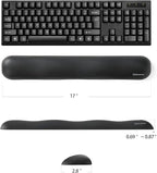 UnivoColors Design-Wave Keyboard Wrist Rest, Artificial Sheepskin+Memory - Image 5