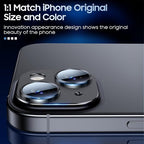 Uyiton for iPhone 15/iPhone 15 Plus Camera Lens Protector, Metal Tempered Glass - Image 6