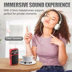 PRUNUS J-555 Pocket Radio AM FM USB-C Charging& Battery Operated, Excellent - Image 6