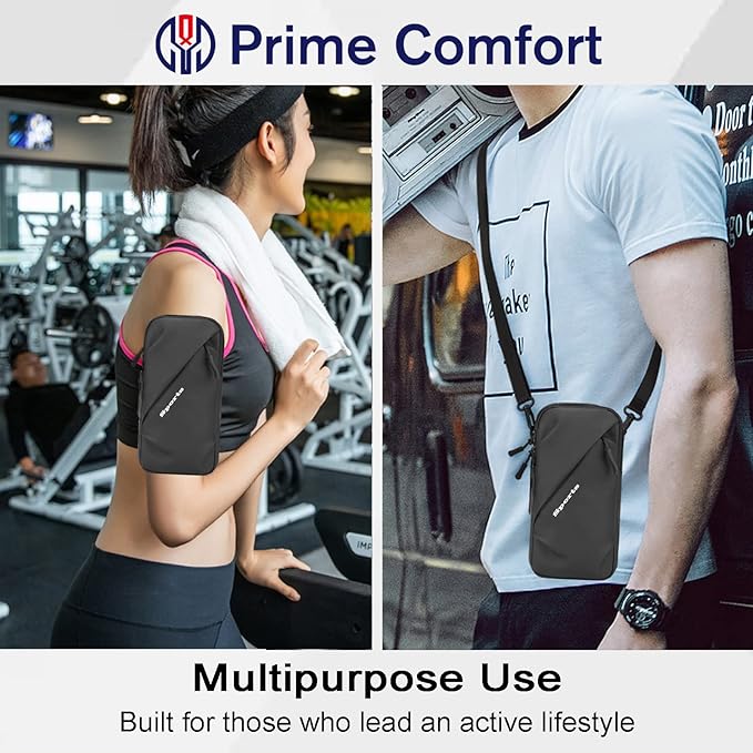 Phone Holder Arm Bands, Small Crossbody Shoulder Holsters Bag - Image 6