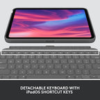 Logitech Combo Touch iPad 10th Gen Case, Detachable Keyboard, Large Precision - Image 4