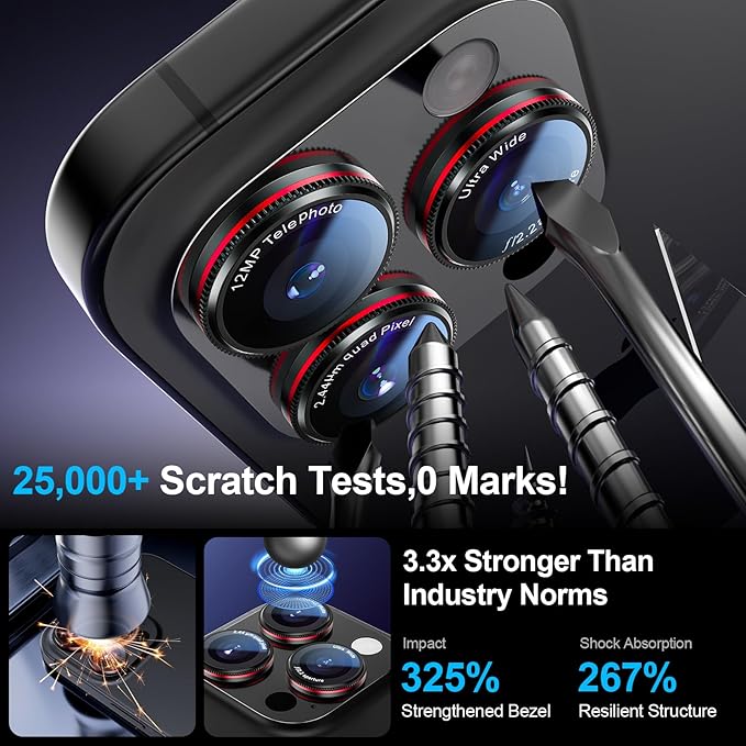 X-it 2 Pack Camera Lens Protector, Shatterproof Anti-Scratch Ultra HD Camera - Image 5