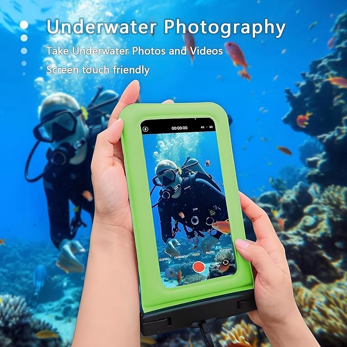 Floatable Soap Bubble Waterproof Phone Pouch/Case - Image 4