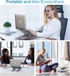 Laptop iPad USB C Docking Station Stand, Aluminum Tablet Holder, 8 in 1 USB C - Image 3