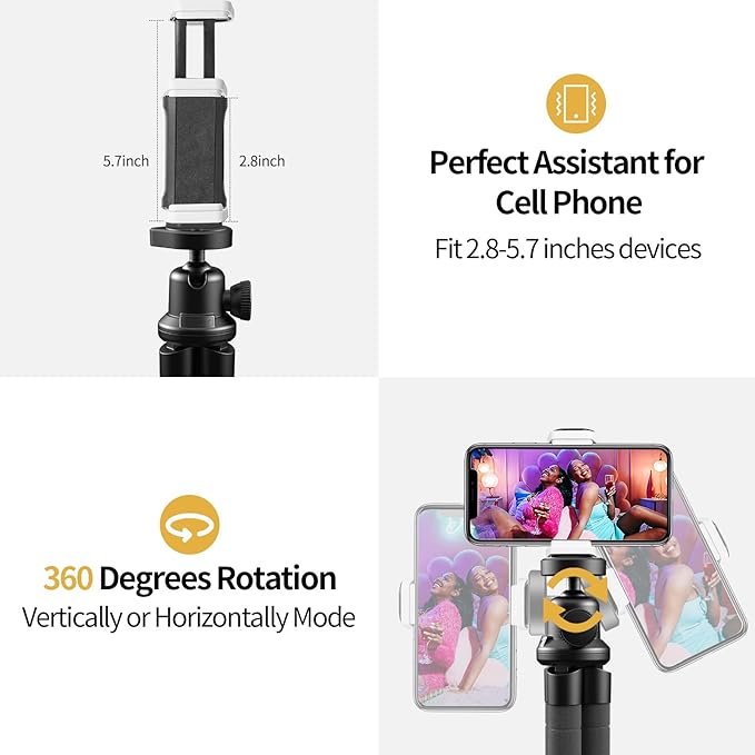 Sensyne Phone Tripod, Flexible Cell Phone Tripod - Image 5