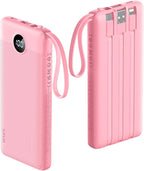 VRURC Portable Charger Power Bank, 10000mAh Travel Essentials Battery Pack by Home