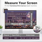 Magnetic Computer Privacy Screen Shield 23 Inch - Image 8