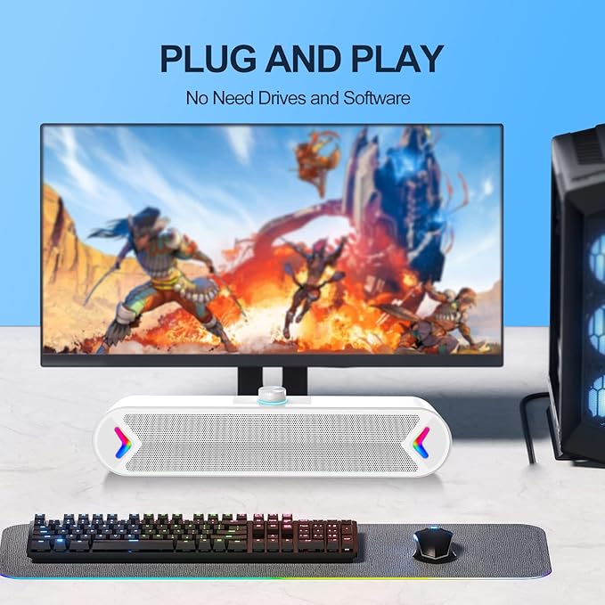 LENRUE Computer Speakers, PC Speakers - Image 3
