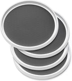 Set of 4, 10 Inch Non-Skid Lazy Susan Organizers by MakeLifeBetterEasier