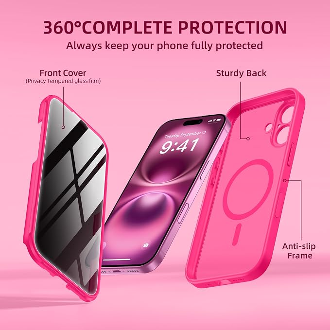 BERFY Magnetic for iPhone 16 Case, Compatible - Image 9