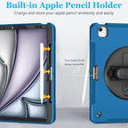 Case for iPad Air 13 Inch M3 2025 & M2 2024: Military Grade Cover for iPad Pro - Image 8