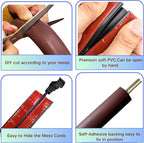 10ft Floor Cord Cover Self Adhesive Cord Hider Floor, Heavy Duty Cable Protector - Image 7